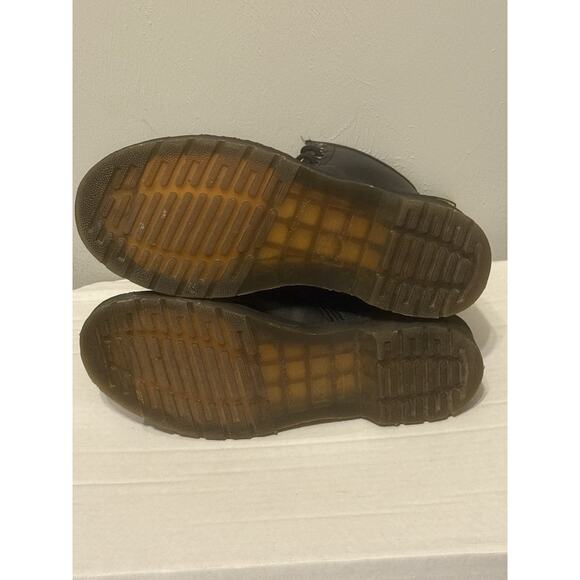 Dr Martens 11821 1460 Smooth Black Leather Combat Womens Boots Sz UK 6 US 8 - Picture 9 of 10